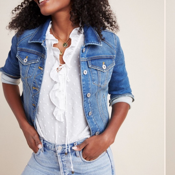 Pilcro Classic Denim Jacket - Picture 1 of 6